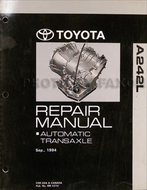 toyota tercel transmission repair manual Reader