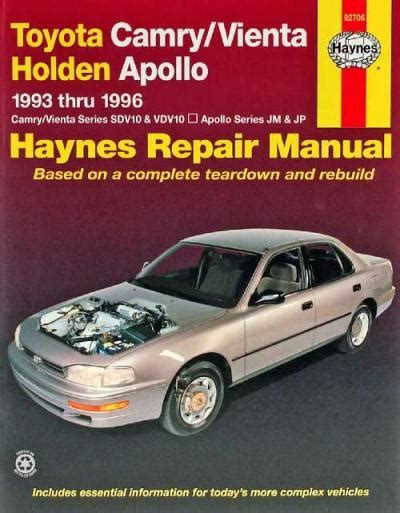 toyota vienta 1996 repair manual Reader