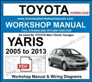 toyota yaris 2006 service manual Kindle Editon