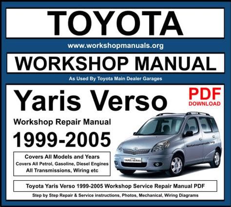 toyota yaris verso owners manual Epub