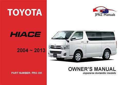 toyota-hiace-diesel-owners-manual Ebook Kindle Editon