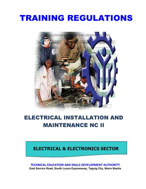 tr electrical installation maintenance nc ii pdf PDF