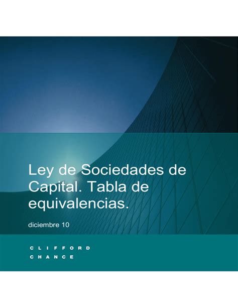 tr ley de sociedades de capital con indice espana Doc