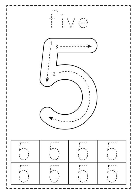 traceable number 5