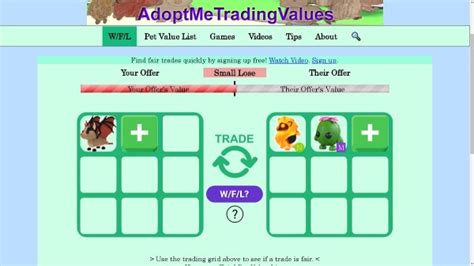 trading calculator adopt me