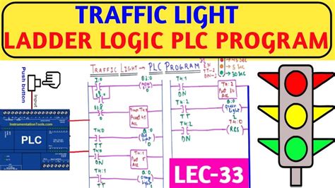 traffic light ladder logic diagram using sequence Doc