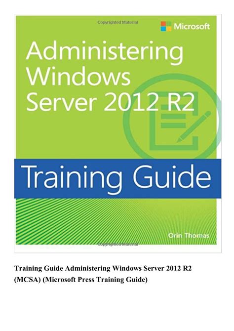 training guide administering windows server 2012 r2 Reader