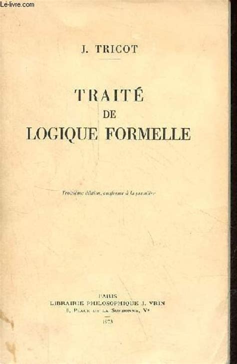 traita de logique formelle pdf Reader