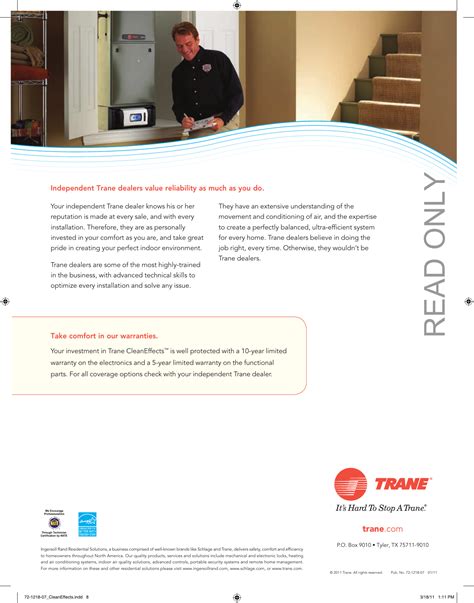 trane cleaneffects installation manual Doc