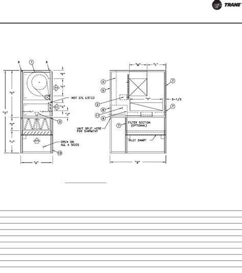 trane e library wiring diagrams PDF