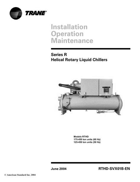 trane helirotor compressor maintenance manual Reader