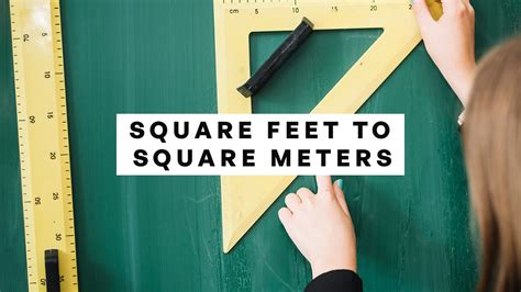 transform square feet to square meters