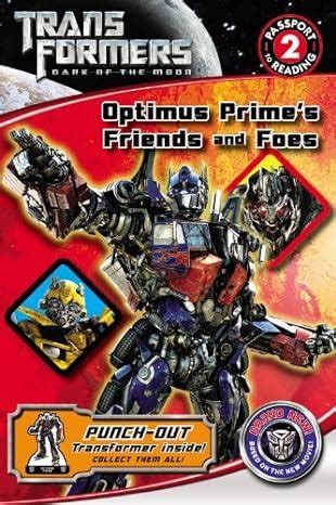 transformers dark of the moon optimus primes friends and foes passport to reading level 2 Reader