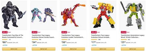 transformers deals