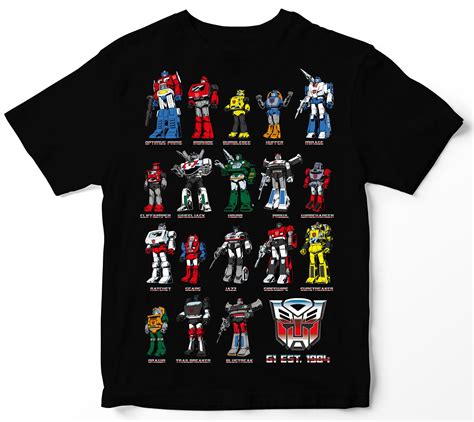 transformers t shirts