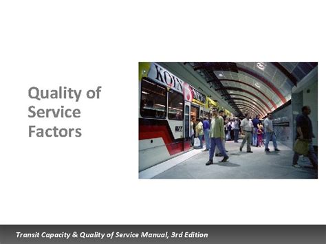 transit capacity and quality of service Epub