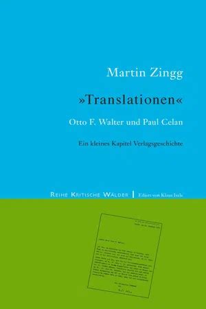translationen walter kleines kapitel verlagsgeschichte ebook Kindle Editon