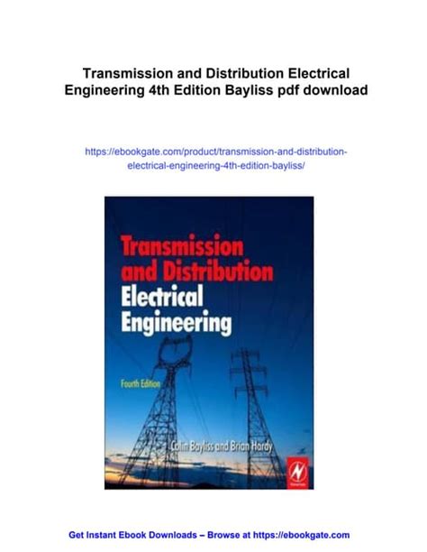 transmission and distribution electrical engineering 4th edition Kindle Editon