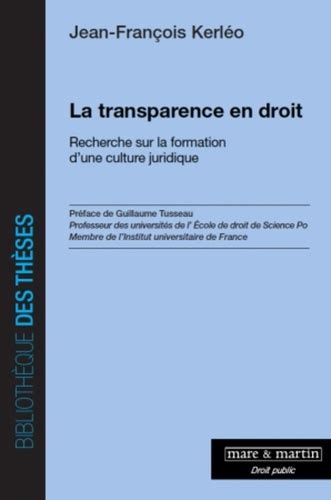 transparence en droit kerleo jean fra PDF