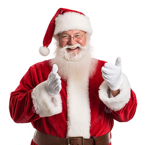 transparent santa