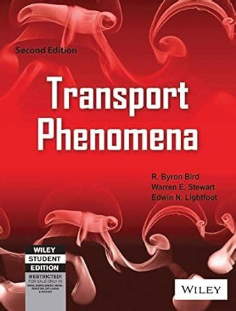 transport phenomena 2nd edition Kindle Editon