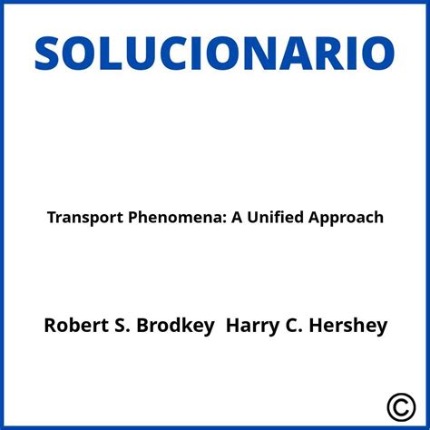 transport phenomena brodkey solutions PDF