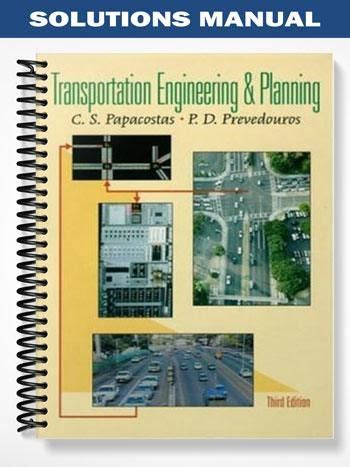 transportation engineering papacostas solution Kindle Editon