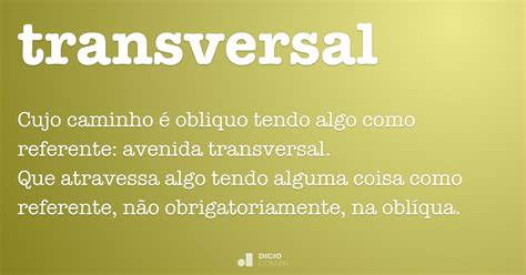 transversalidade significado