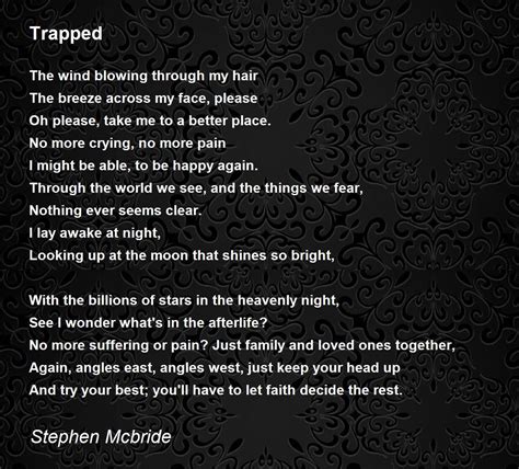 trapped poem