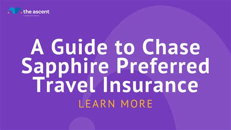 travel insurance chase sapphire preferred