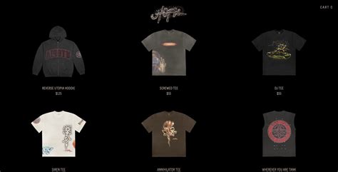 travis scott utopia t shirts