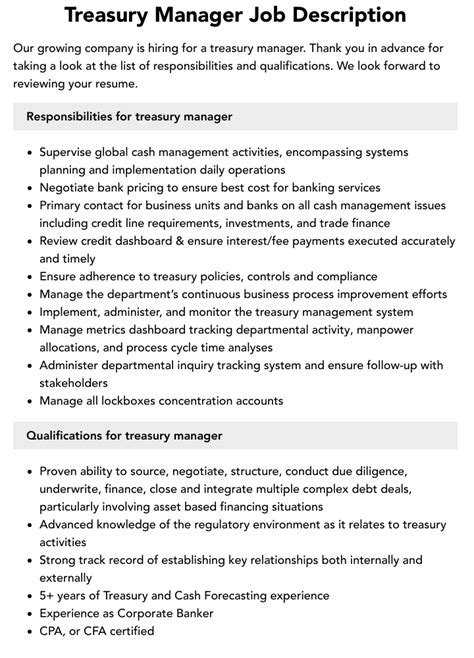 treasury management jobs