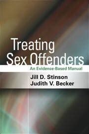 treating sex offenders an evidence based manual Kindle Editon