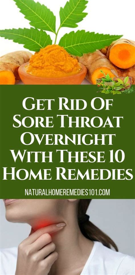 treatment for sore throat and cough