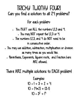 tricky twenty four answers Epub