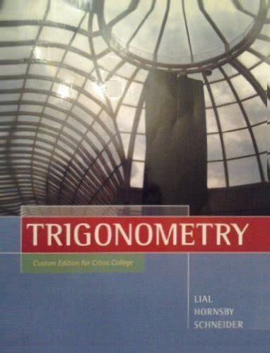 trigonometry lial 9th edition PDF