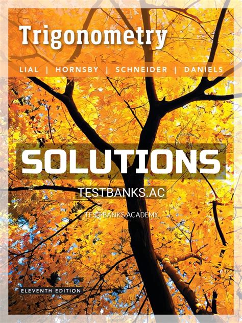 trigonometry solutions manual Kindle Editon