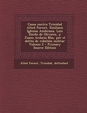 trinidad emiliano iglesias ambrosia olivares Reader