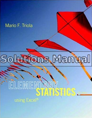 triola elementary statistics 5th edition solutions manual Ebook Reader