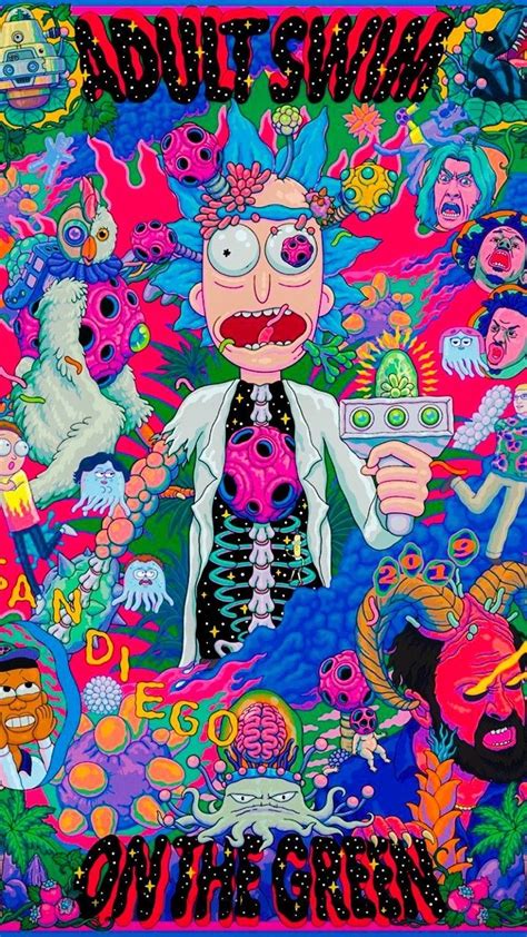 trippy rick and morty