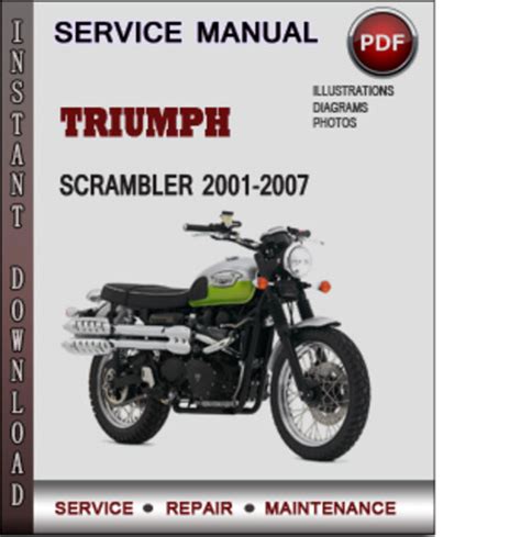 triumph scrambler service manual Kindle Editon