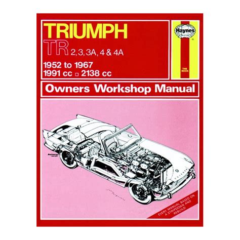 triumph tr3a workshop manual Kindle Editon