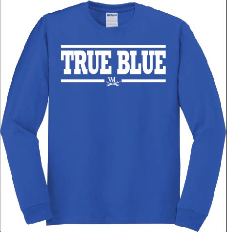 true blue shirts