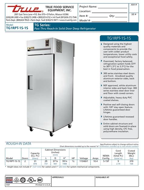 true tg1rpt 1g 1s refrigerators repair manual Ebook PDF