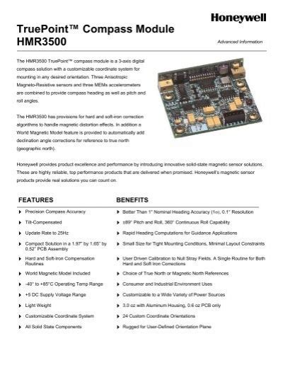 truepoint-compass-module-hmr3500-honeywell Ebook PDF