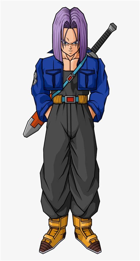 trunks dbz long hair