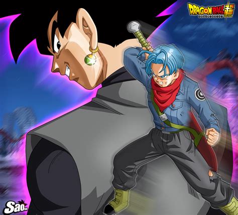 trunks vs goku black