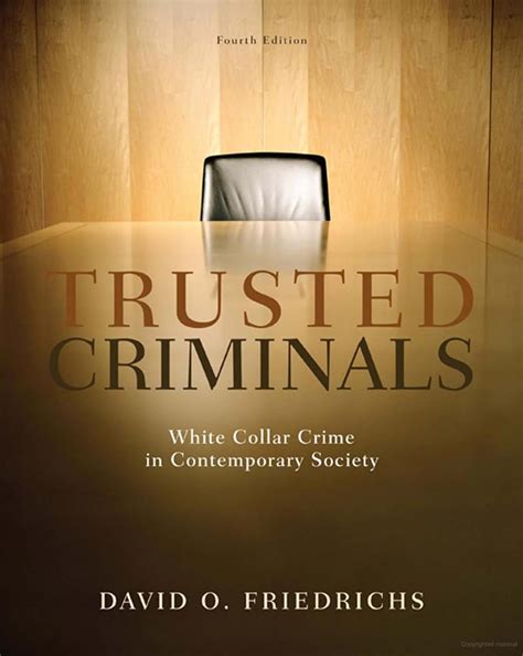 trusted criminals white collar crime in contemporary society PDF