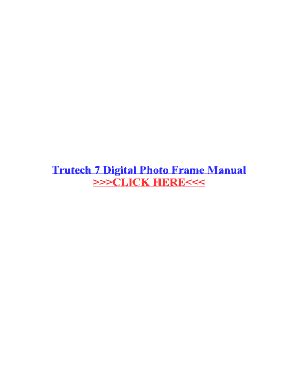trutech digital photo frame instruction manual Ebook Doc