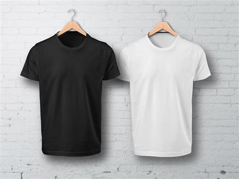 tshirt black and white